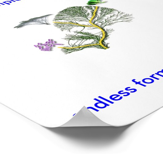 Lebensbaum Poster (Ecke)