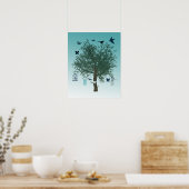 Lebensbaum Poster (Küche)