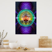 Lebensbaum Poster (Küche)