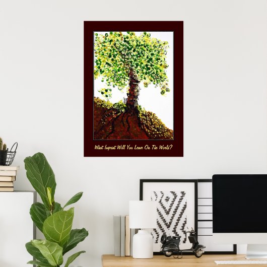 Lebensbaum Poster (Heimbüro)