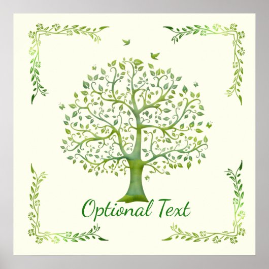 Lebensbaum Poster (Vorne)