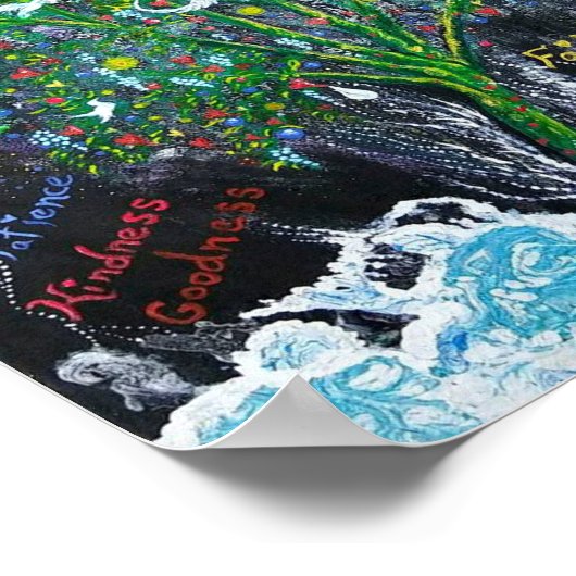 Lebensbaum Poster (Ecke)