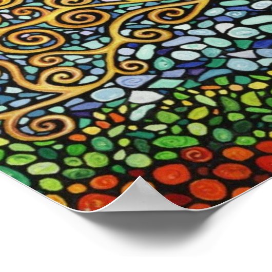 Lebensbaum Poster (Ecke)