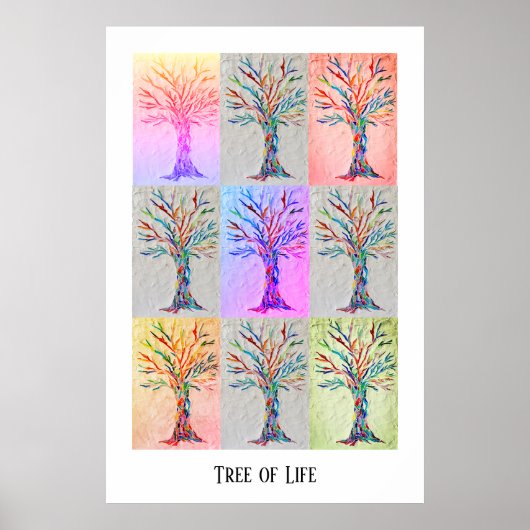 Lebensbaum-Poster Poster (Vorne)