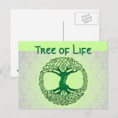 Lebensbaum Postkarte (Vorne/Hinten)