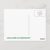 Lebensbaum Postkarte (Rückseite)