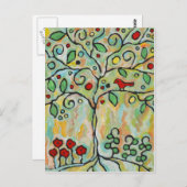 Lebensbaum Postkarte (Vorne/Hinten)