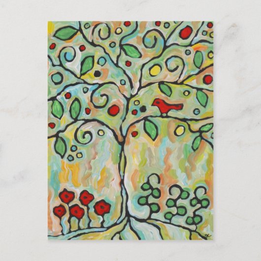 Lebensbaum Postkarte (Vorderseite)