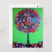 LEBENSBAUM POSTKARTE (Vorne/Hinten)