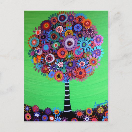 LEBENSBAUM POSTKARTE (Vorderseite)