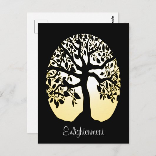 Lebensbaum Postkarte (Vorne/Hinten)