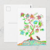 Lebensbaum Postkarte (Vorne/Hinten)