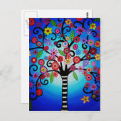 LEBENSBAUM POSTKARTE (Vorne/Hinten)