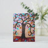 Lebensbaum Postkarte (Stehend Vorderseite)