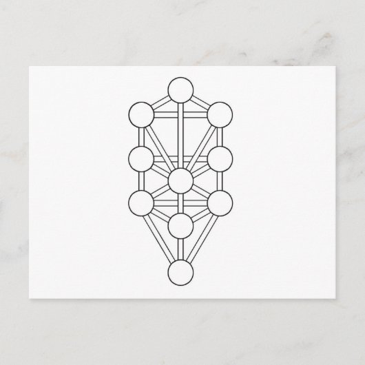 Lebensbaum Postkarte (Vorderseite)