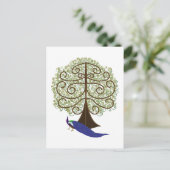 Lebensbaum Postkarte (Stehend Vorderseite)