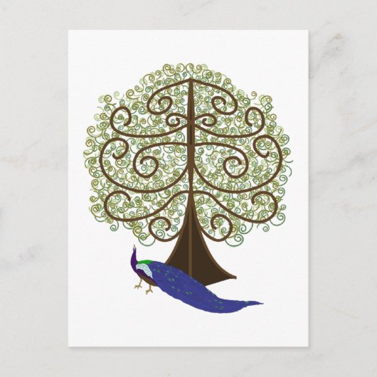 Lebensbaum Postkarte (Vorderseite)