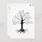 Lebensbaum Postkarte (Vorne/Hinten)
