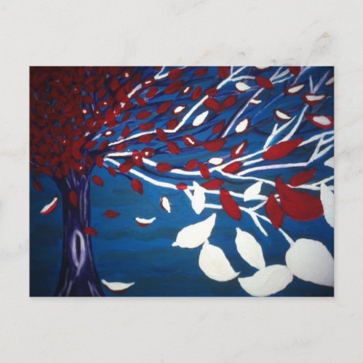 Lebensbaum Postkarte (Vorderseite)