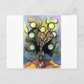 Lebensbaum Postkarte (Vorderseite)