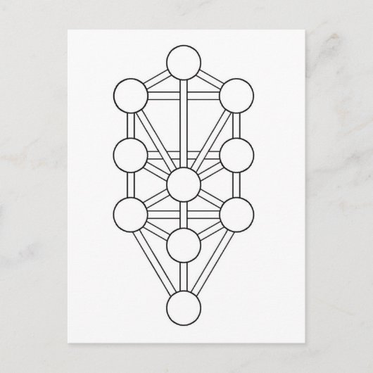 Lebensbaum Postkarte (Vorderseite)