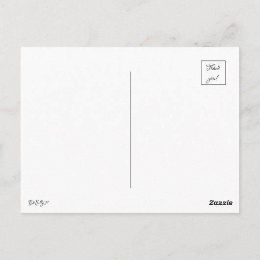 Lebensbaum Postkarte (Rückseite)