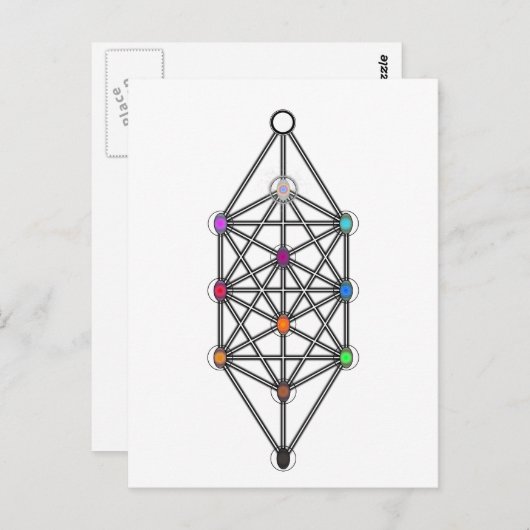 Lebensbaum Postkarte (Vorne/Hinten)