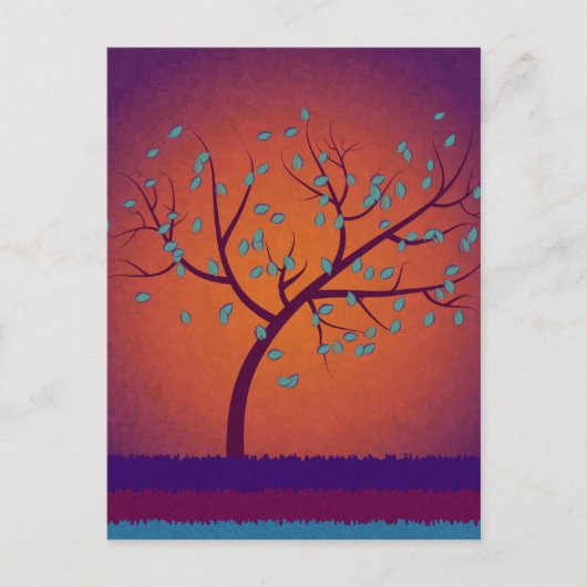 Lebensbaum Postkarte (Vorderseite)