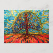 Lebensbaum Postkarte (Vorderseite)