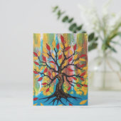 Lebensbaum Postkarte (Stehend Vorderseite)