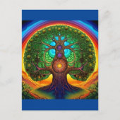 Lebensbaum Postkarte (Vorderseite)