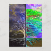 Lebensbaum Postkarte (Vorderseite)