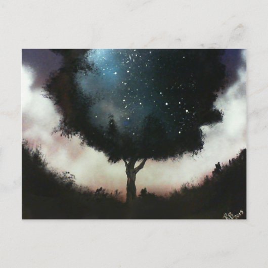 Lebensbaum Postkarte (Vorderseite)