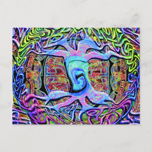 Lebensbaum Postkarte (Vorderseite)