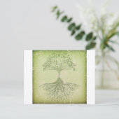Lebensbaum Postkarte (Stehend Vorderseite)
