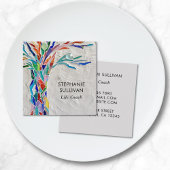 Lebensbaum Quadratische Visitenkarte