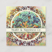 Lebensbaum Quadratische Visitenkarte (Vorderseite)