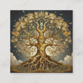 Lebensbaum Quadratische Visitenkarte (Vorderseite)