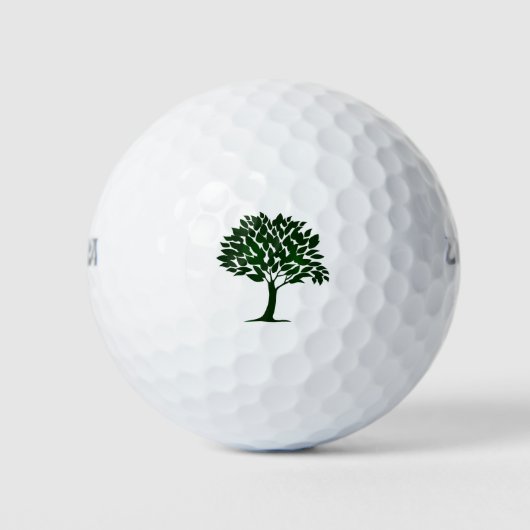 "Lebensbaum" rustikal Golfball (Vorderseite)