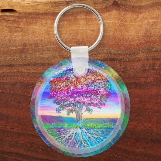 Lebensbaum Schlüsselanhänger (Vorderseite)