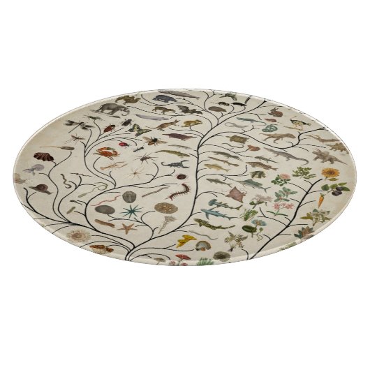 Lebensbaum Schneidebrett (Ecke)