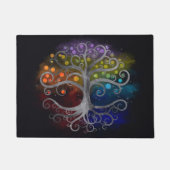 Lebensbaum Silberschwirl Fußmatte (Vorderseite)