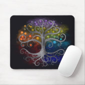 Lebensbaum Silberwirl Mousepad (Mit Mouse)