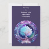 Lebensbaum | Startnight Einladung (Rückseite)