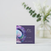 Lebensbaum | Startnight Quadratische Visitenkarte (Stehend Vorderseite)