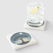 Lebensbaum Steinuntersetzer (Seitenansicht)