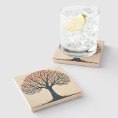 Lebensbaum Steinuntersetzer (Seitenansicht)