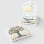 Lebensbaum Steinuntersetzer (Seitenansicht)