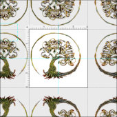 Lebensbaum Stoff (Kachel)