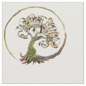 Lebensbaum Stoff (Nahaufnahme)